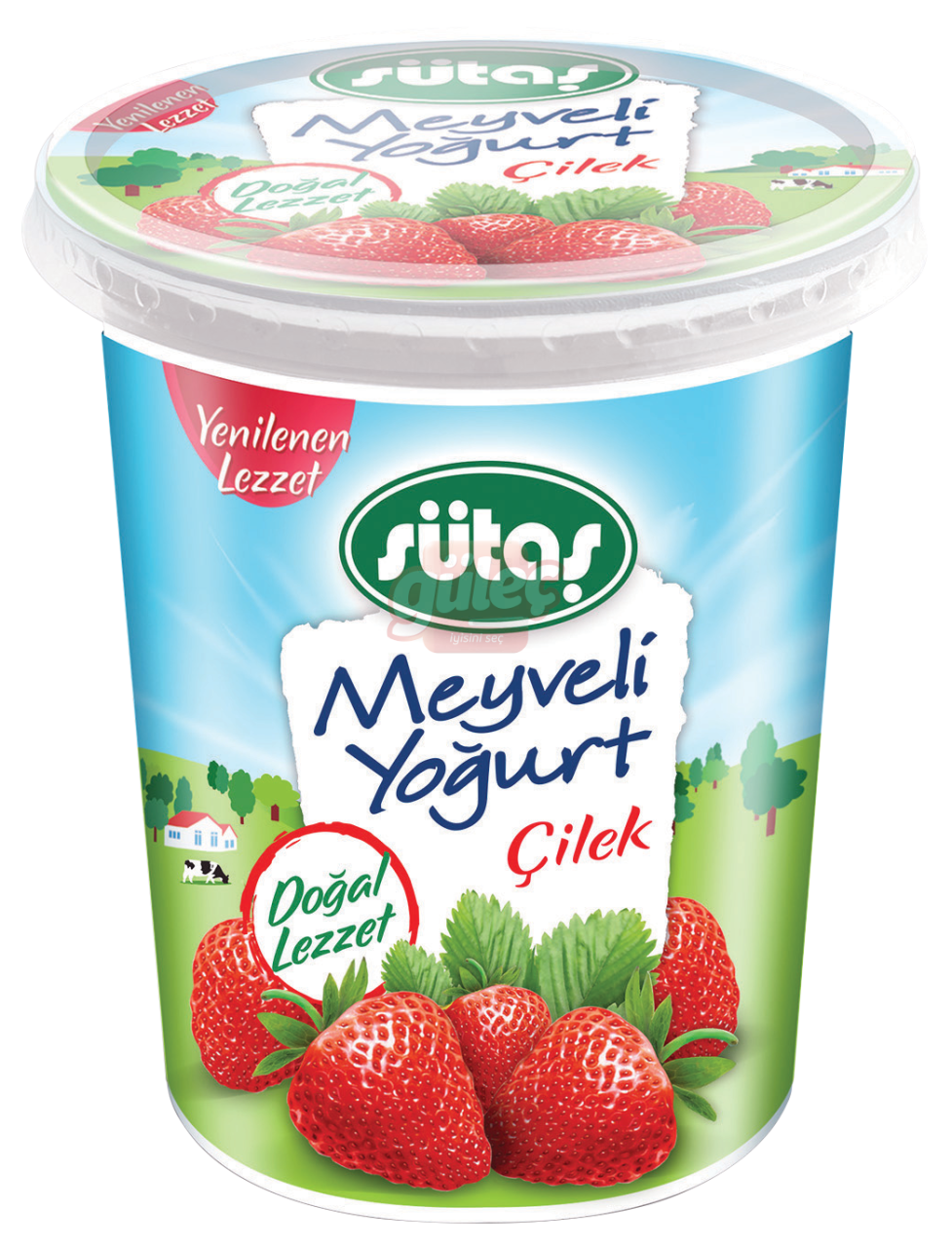 Sütaş Çilekli Yoğurt 500 G
