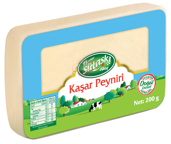 Sütaş Kaşar Peyniri 200 G