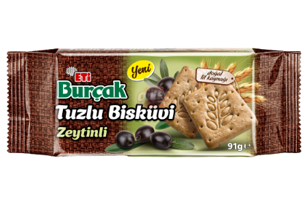 Eti Burçak Tuzlu Zeytinli Bisküvi 91 G