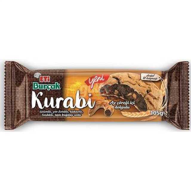 Eti Burçak Kurabi Ay Çöreği İçi Dolgulu Kurabiye 105 G