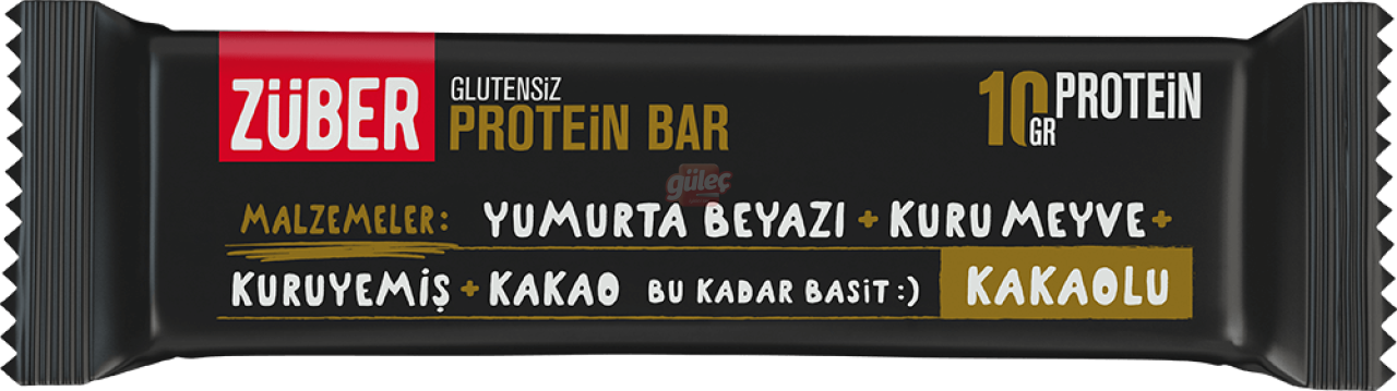 Züber Glutensiz Protein Barı Kakaolu 35 G