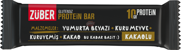 Züber Glutensiz Protein Barı Kakaolu 35 G