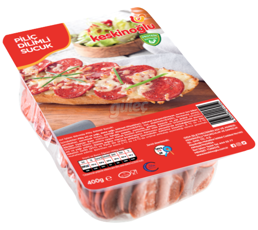 Keskinoğlu Dilimli Sucuk 400 G