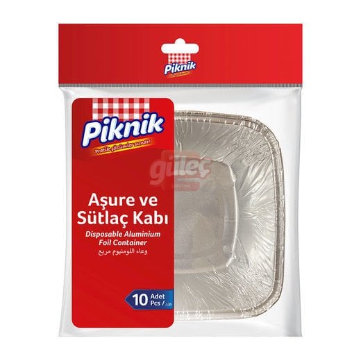 Piknik Alüminyum Aşure ve Sütlaç Kabı 10'lu