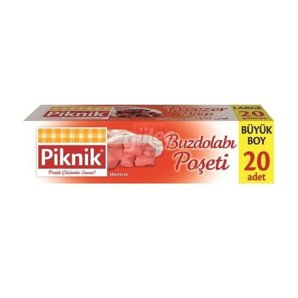 Piknik Büyük Boy Buzdolabı Poşeti 15'li