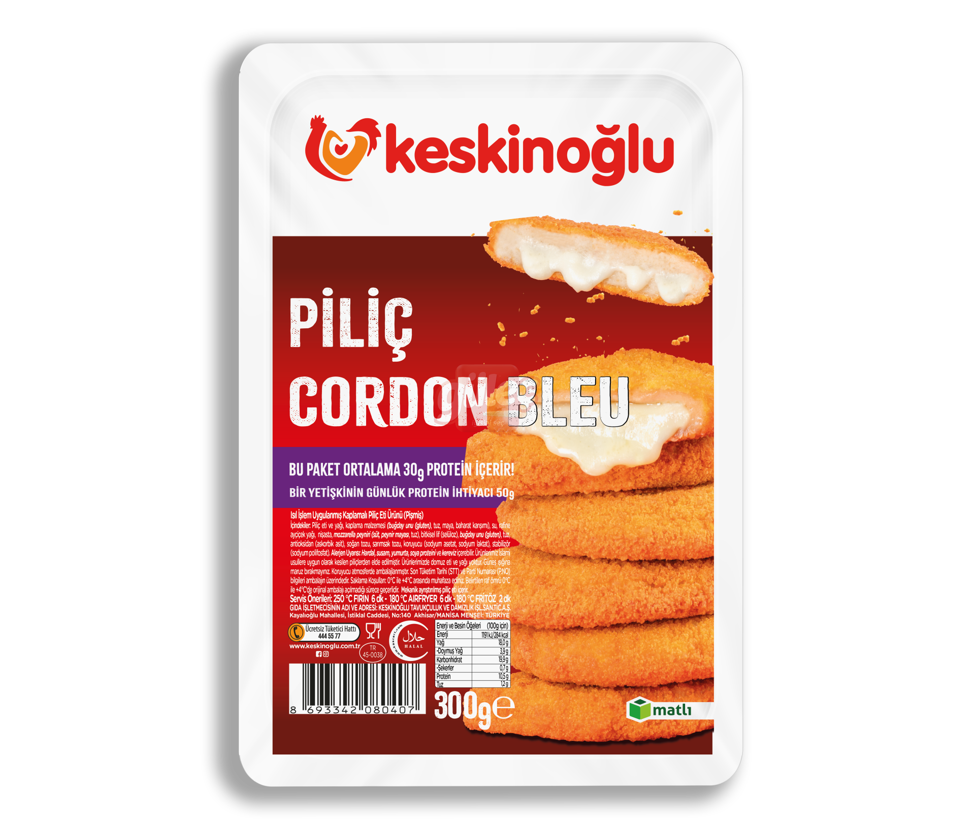Keskinoğlu Cordon Blue 300 G