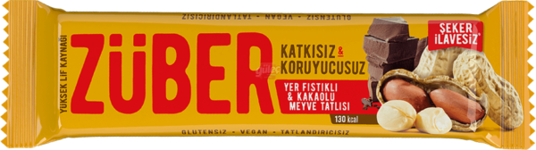 Züber Yer Fıstıklı Kakaolu Meyve Tatlısı 40 G