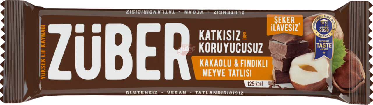 Züber Fındıklı Kakaolu Meyve Tatlısı 40 G