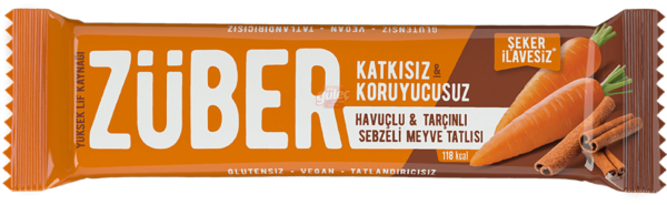 Züber Havuçlu Tarçınlı Sebzeli Meyve Tatlısı 35 G