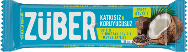 Züber Chia Hindistan Cevizli Meyve Tatlısı 40 G