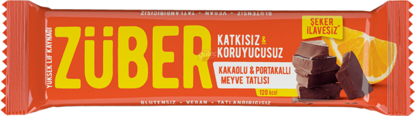 Züber Kakaolu Portakallı Meyve Tatlısı 40 G