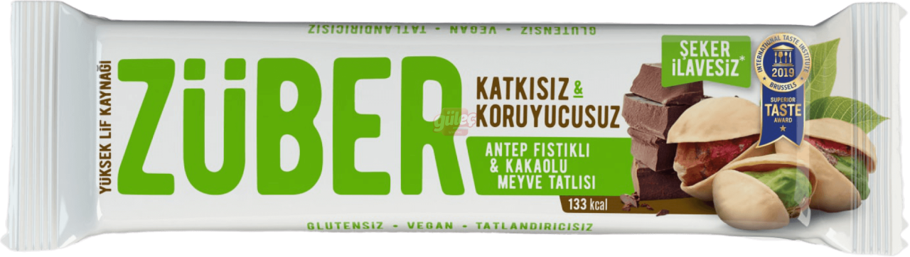 Züber Antep Fıstıklı Kakaolu Meyve Tatlısı 40 G
