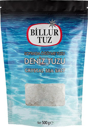 Billur Sofrada Öğütme Deniz Tuzu 500 G