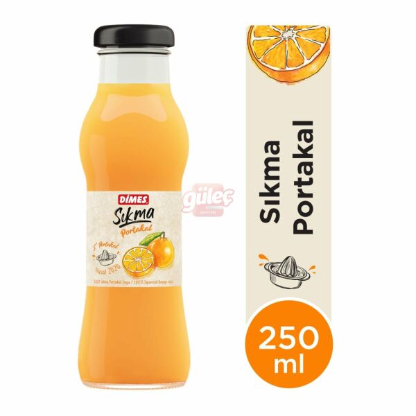 Dimes Moments Portakal Suyu Cam Şişe 250 Ml