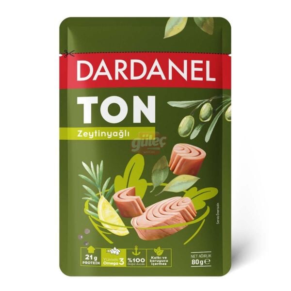 Dardanel Zeytinyağlı Ton Balığı Poşet 80 G