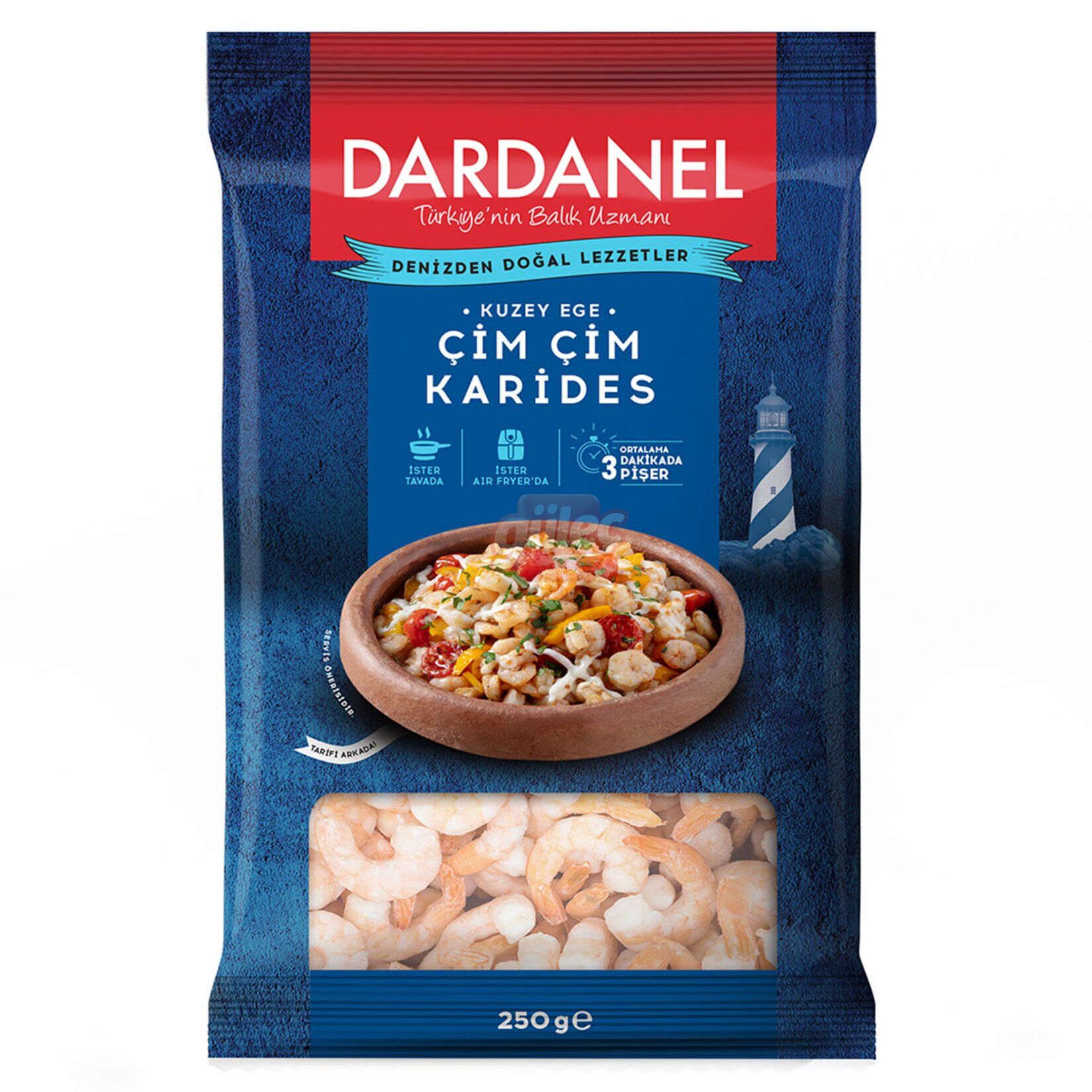 Dardanel Çim Çim Karides 250 G