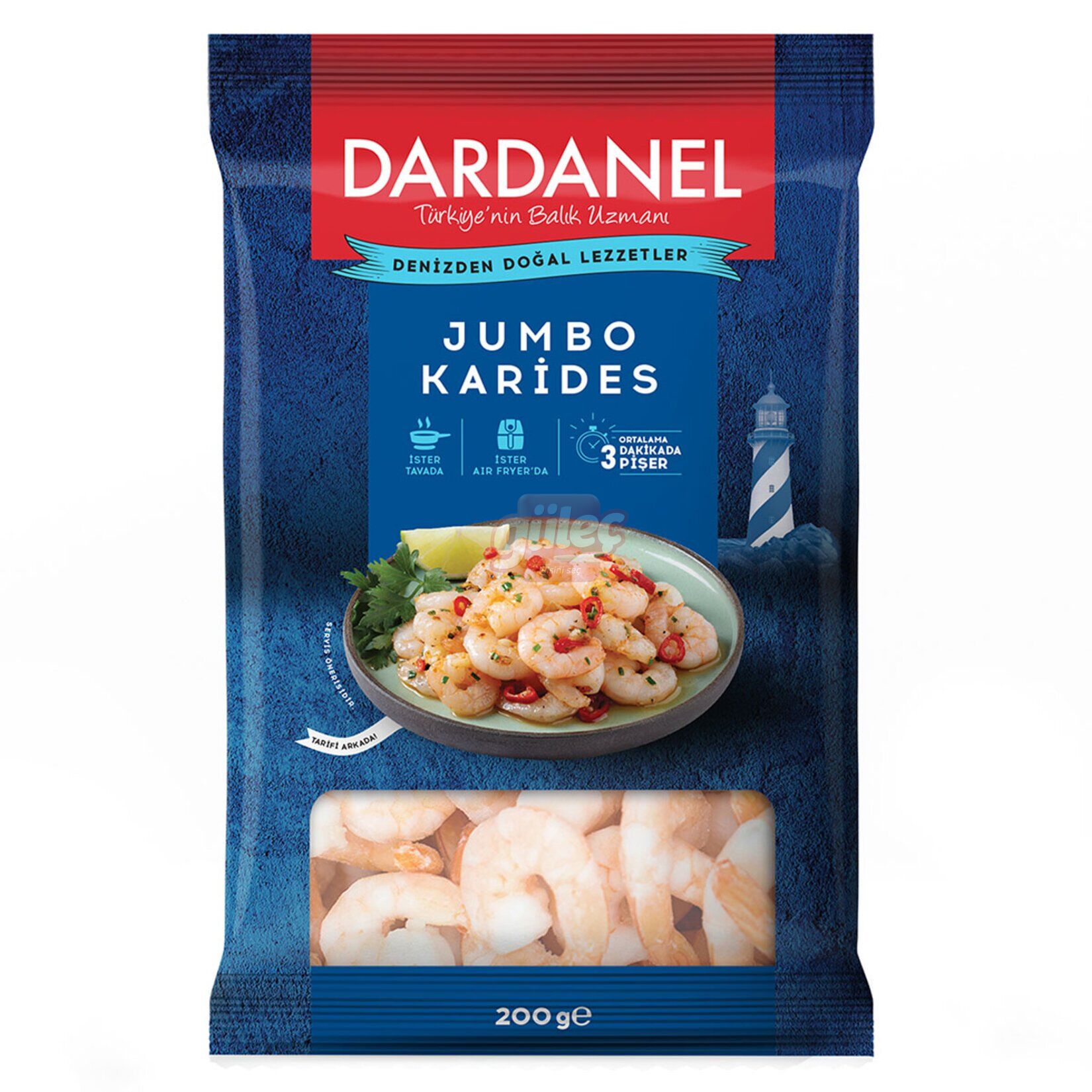Dardanel Jumbo Karides 200 G