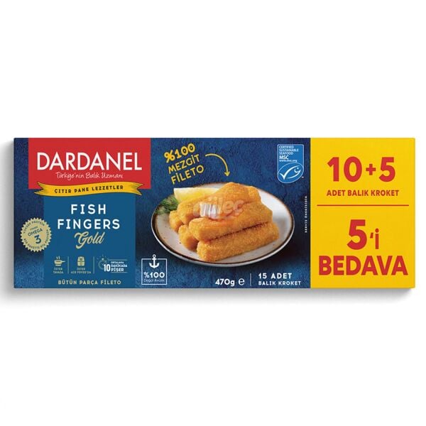 Dardanel Fish Fingers Gold 470 G