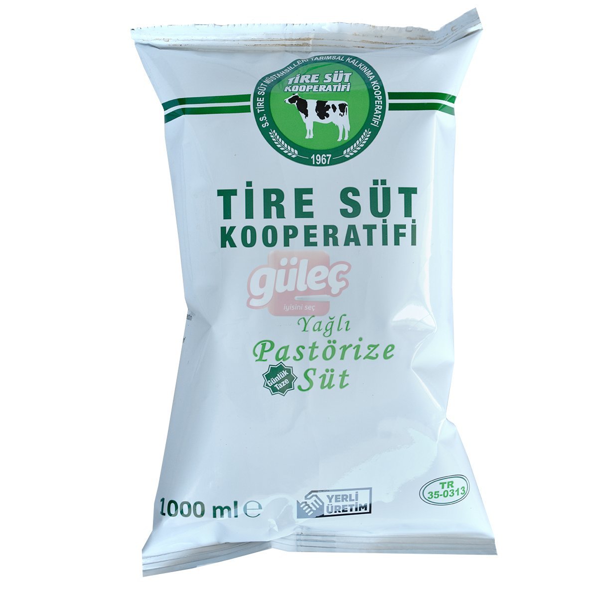 Tire Süt Kooperatifi Pastörize Günlük Poşet Süt 1 L