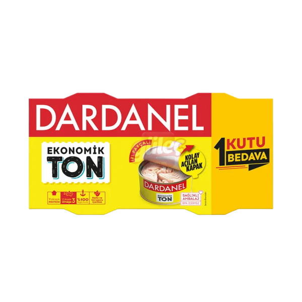 Dardanel Ayçiçek Yağlı Ekonomik Ton Balığı 4 x 140 G