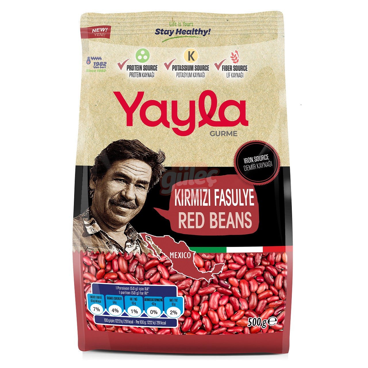 Yayla Gurme Kırmızı Fasulye 500 G