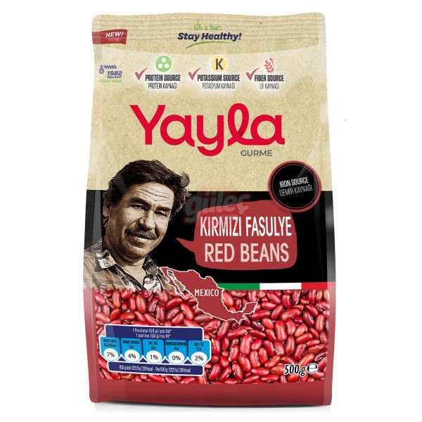 Yayla Gurme Kırmızı Fasulye 500 G