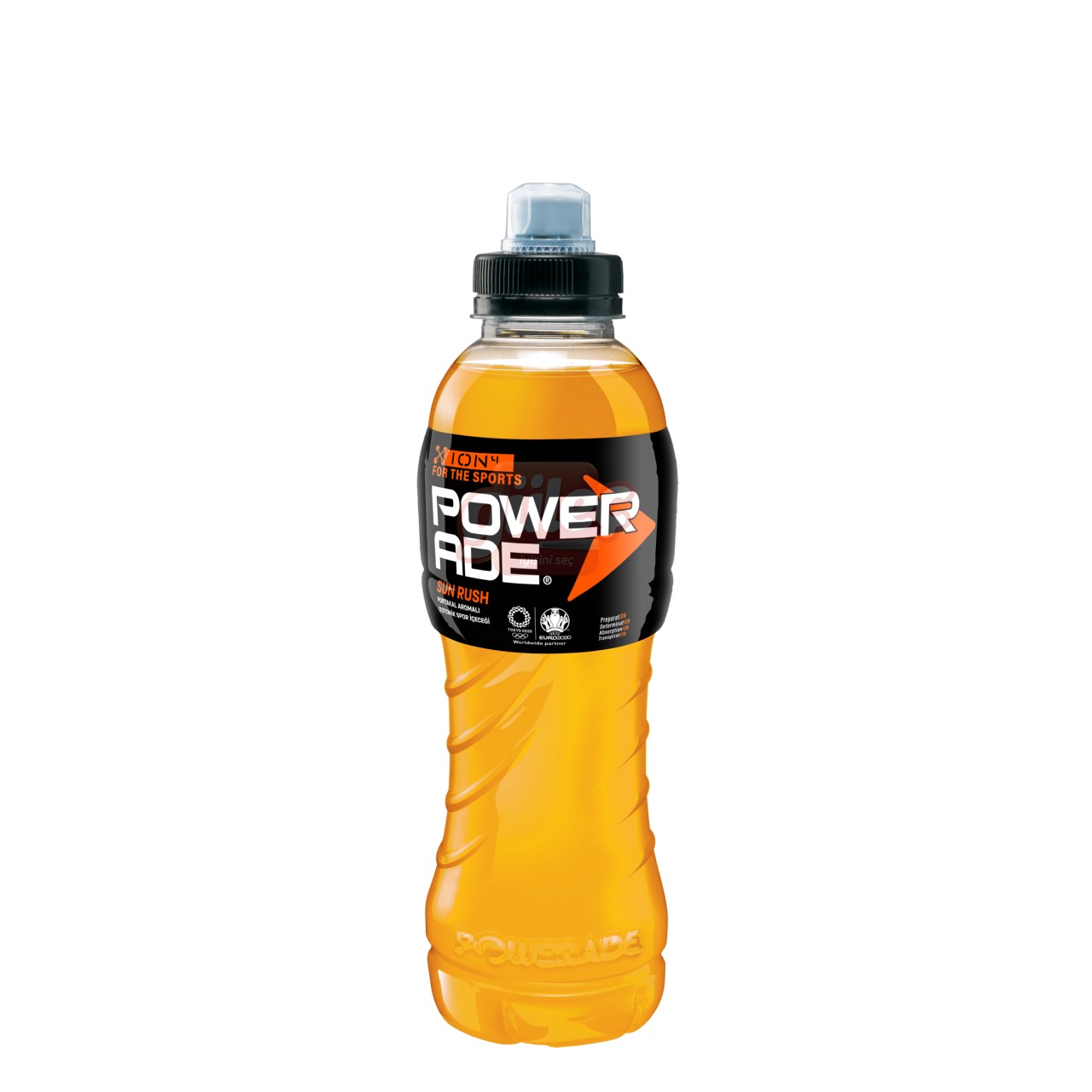 Powerade Sun Rush Portakal Aromalı Spor İçeceği 500 Ml