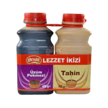 Gesaş Enerji İkizi Üzüm Pekmezi 400 G + Tahin 300 G