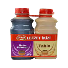 Gesaş Enerji İkizi Üzüm Pekmezi 400 G + Tahin 300 G