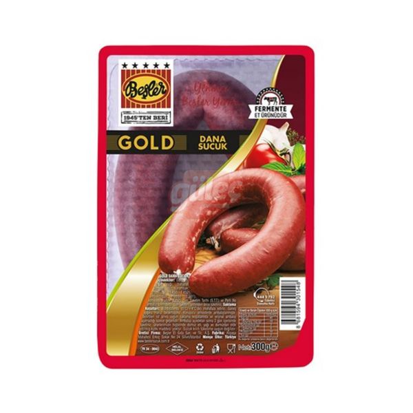 Beşler Gold Fermente Dana Sucuk 300 G
