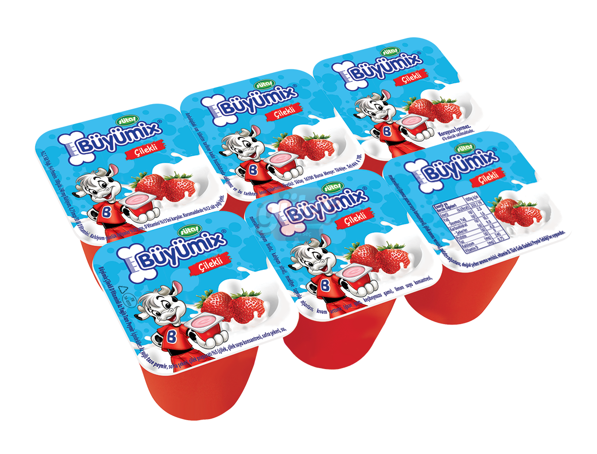 Sütaş Büyümix Çilekli 6 x 40 G