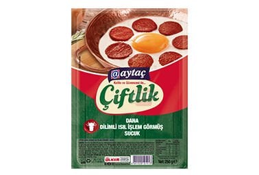 Aytaç Dana Çiftlik Dilimli Sucuk 250 G