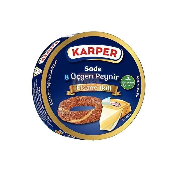 Karper 8 Porsiyon Üçgen Peynir 100 G
