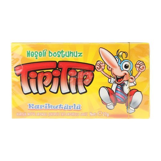 Tipitip Karışık Meyve Tadında 14'lü Sakız 27 G