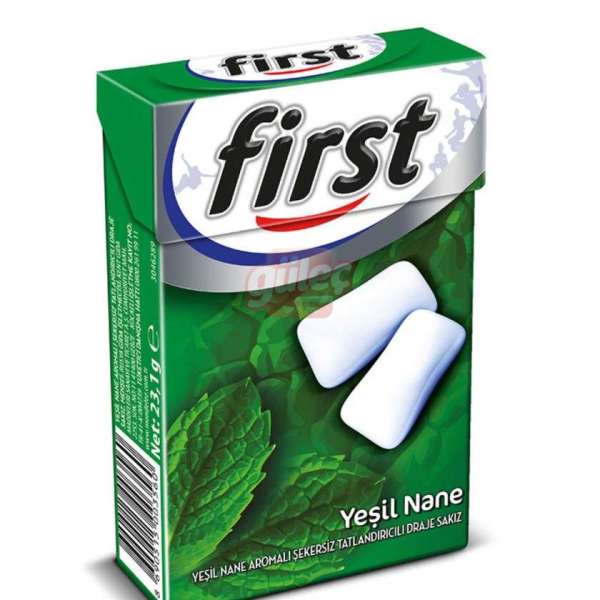 First Yeşil Nane Aromalı Draje Sakız 23,1 G