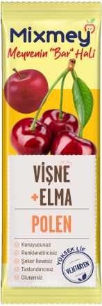 Mixmey Vişne + Elma + Polen Meyve Bar 25 G