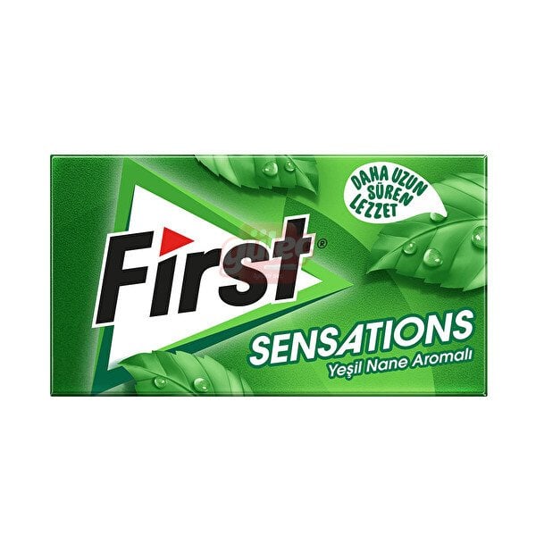 First Sensations Yeşil Nane Aromalı Sakız 27 G