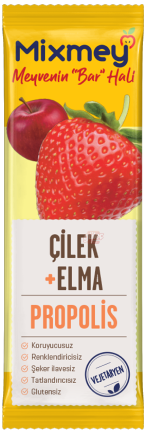 Mixmey Çilek + Elma + Propolis Meyve Bar 25 G