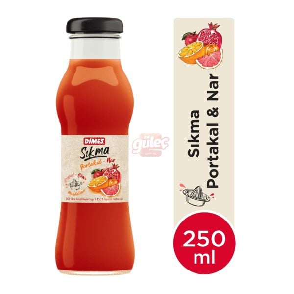 Dimes Moments Karışık Meyve Suyu Cam Şişe 250 Ml