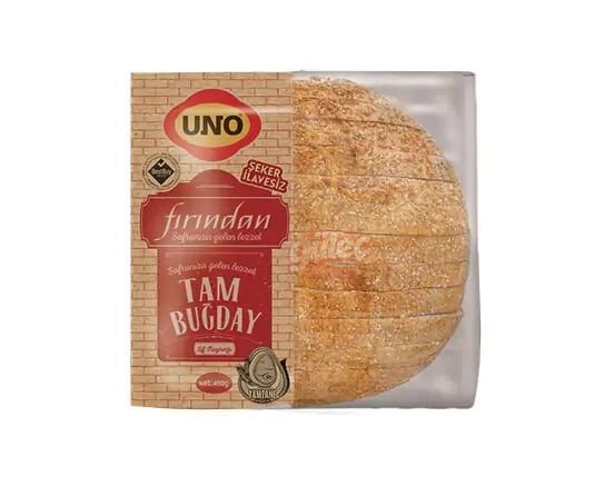 Uno Fırından Tam Buğday Ekmeği 450 G