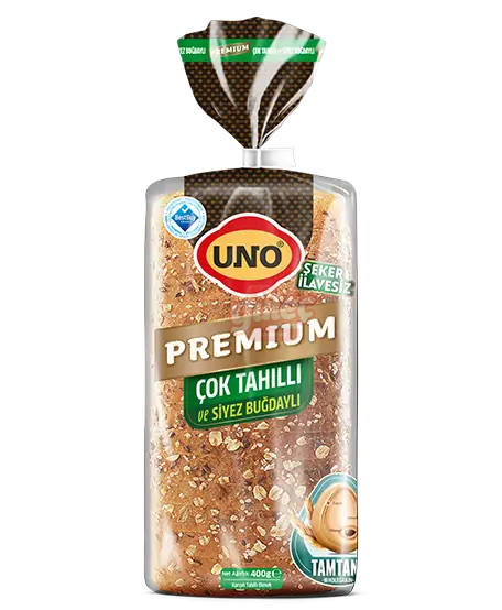 Uno Premium Tahıllı ve Siyez Buğdaylı Ekmek 400 G