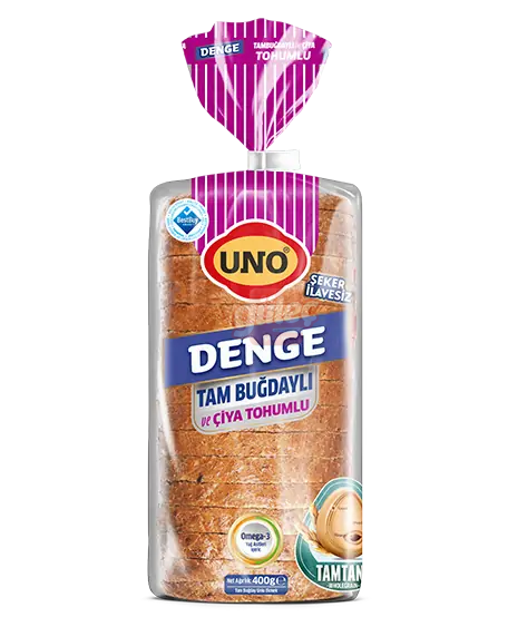 Uno Denge Tam Buğday ve Çiya Ekmeği 400 Gr