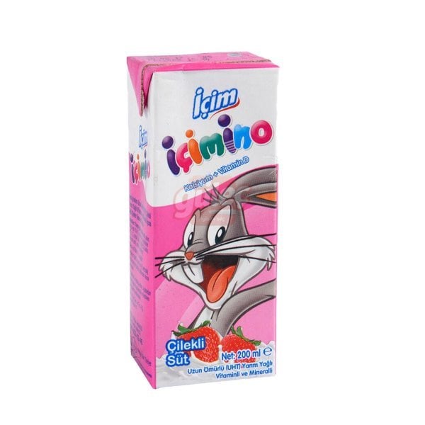 İçim İçimino Çilekli Süt 180 Ml