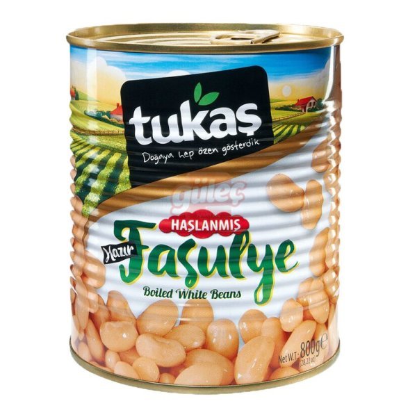 Tukaş Haşlanmış Hazır Kuru Fasulye 800 G