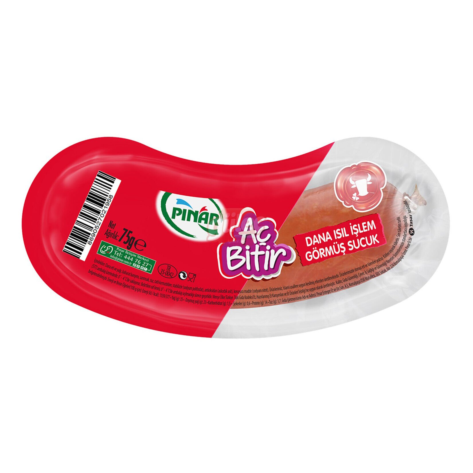 Pınar Aç Bitir Sucuk 75 G