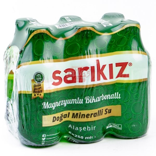 Sarıkız Sade Maden Suyu 6 x 250 Ml