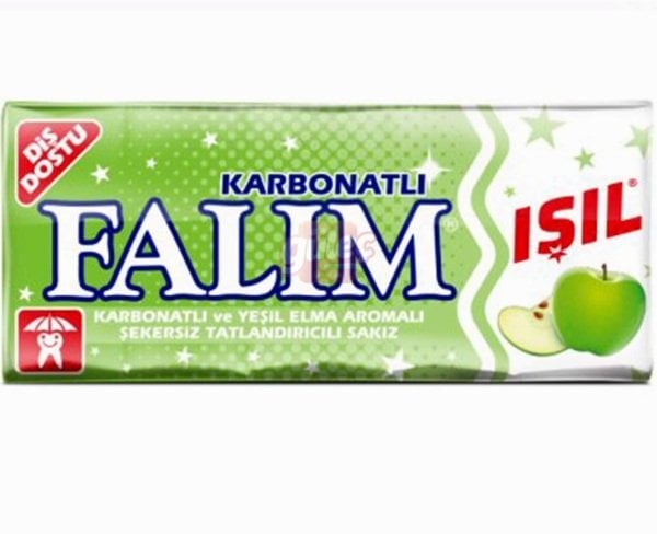 Falım Işıl Karbonatlı Elmalı 5'li Sakız 8 G