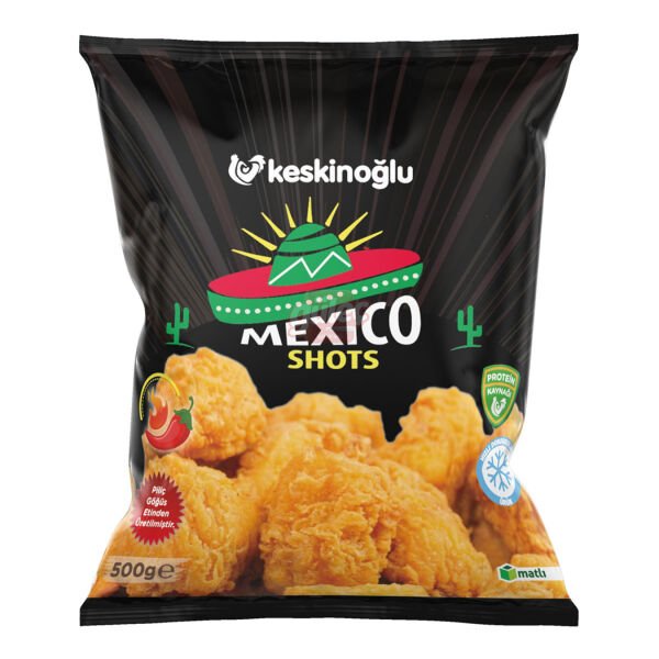 Keskinoğlu Dondurulmuş Piliç Mexico Shots 500 G