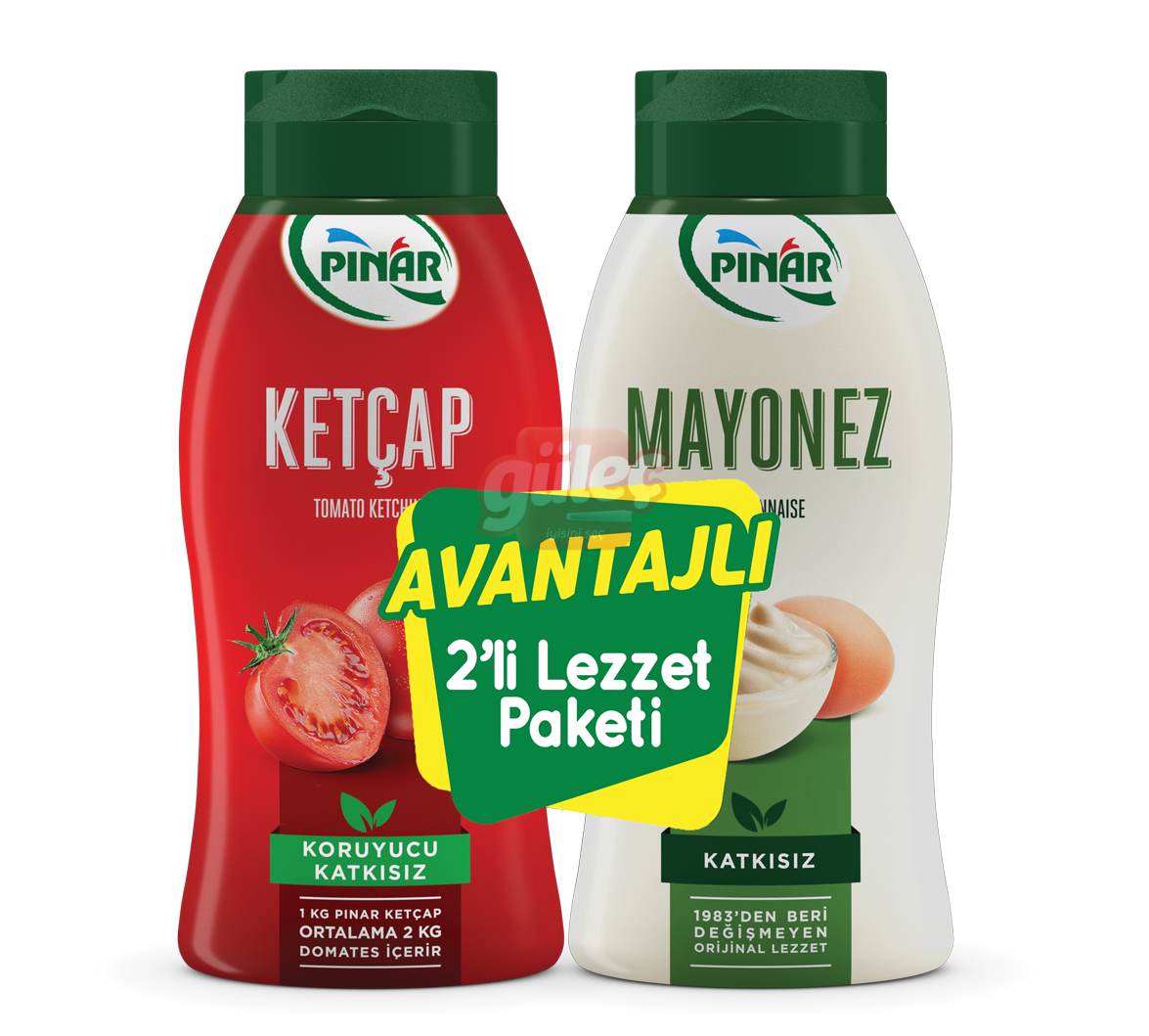 Pınar Ekonomik Paket 420 G Ketçap + 350 G Mayonez