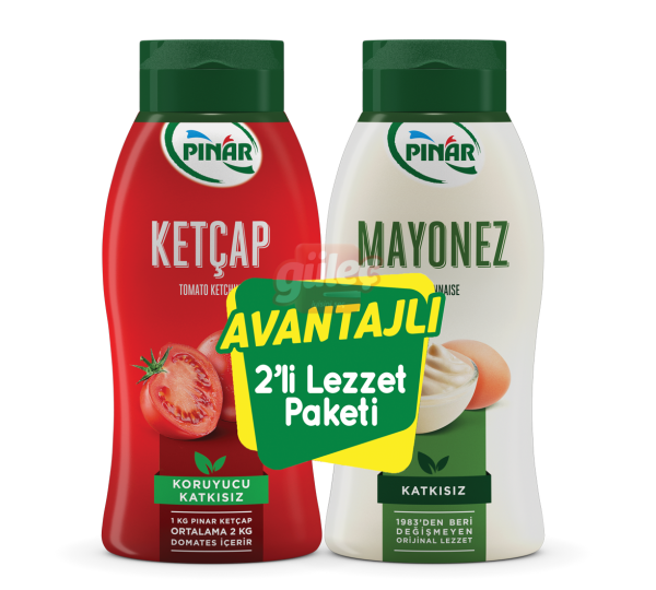 Pınar Ekonomik Paket 420 G Ketçap + 350 G Mayonez